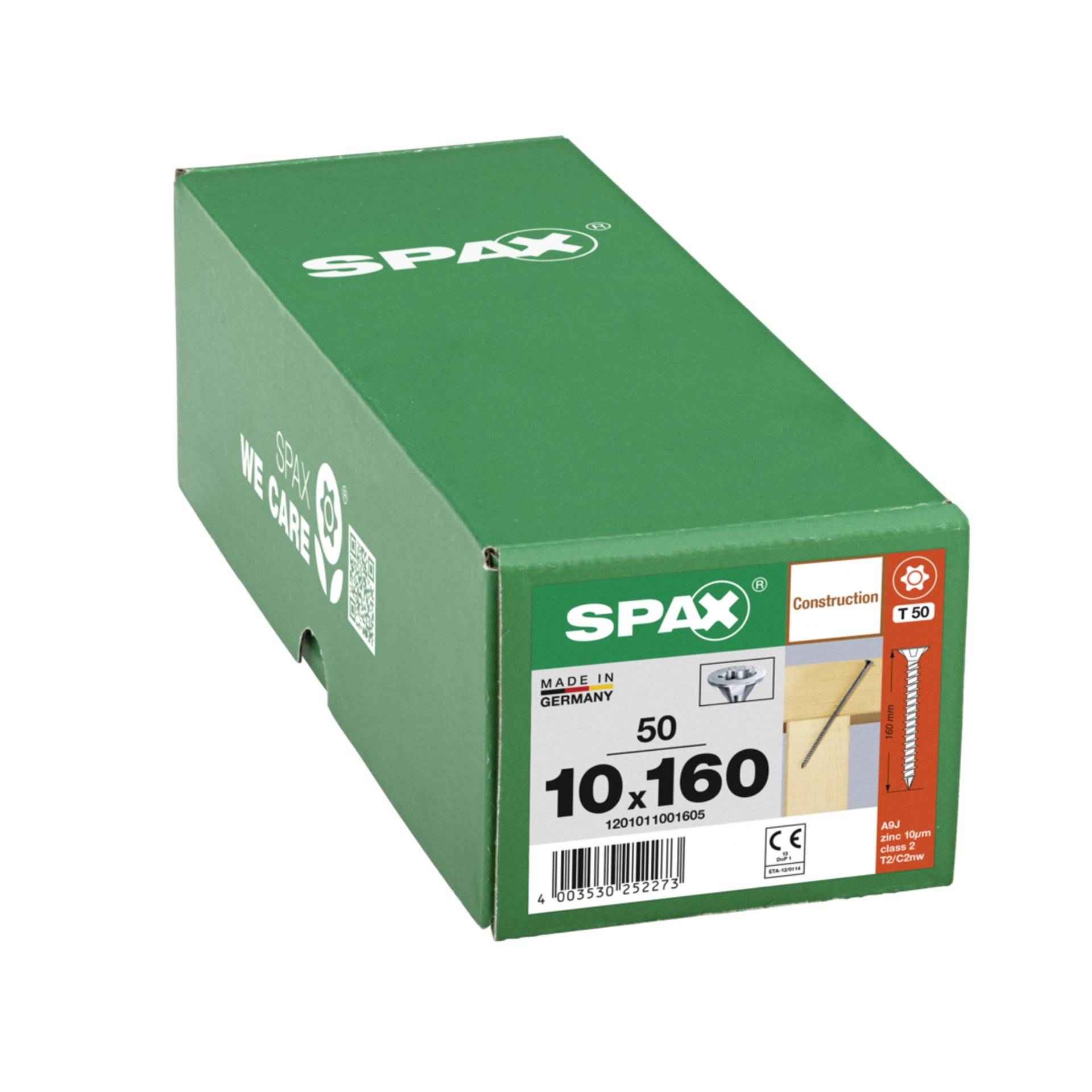 SPAX-S SENKMULTIKOPF 10 x 160 T-STAR PLUS T50 VG CUT WIROX