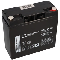 Q-Batteries 12LCP-23 / 12V - 23Ah Blei Akku Zyklentyp AGM - Deep Cycle VRLA Schraubanschluss M5 Q-Batteries 12LCP-23 / 12V - 23Ah Blei Akku Zyklentyp AGM - Deep Cycle VRLA Schraubanschluss M5