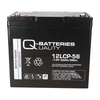 Q-Batteries 12LCP-56 / 12V - 56Ah Blei Akku Zyklentyp AGM - Deep Cycle VRLA Q-Batteries 12LCP-56 / 12V - 56Ah Blei Akku Zyklentyp AGM - Deep Cycle VRLA