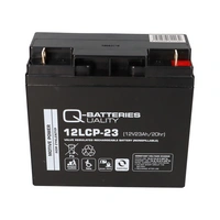 Q-Batteries 12LCP-23 / 12V - 23Ah Blei Akku Zyklentyp AGM - Deep Cycle VRLA Q-Batteries 12LCP-23 / 12V - 23Ah Blei Akku Zyklentyp AGM - Deep Cycle VRLA