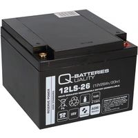 Q-Batteries 12LS-26 12V 26Ah Blei-Vlies-Akku / AGM VRLA mit VdS Q-Batteries 12LS-26 12V 26Ah Blei-Vlies-Akku / AGM VRLA mit VdS
