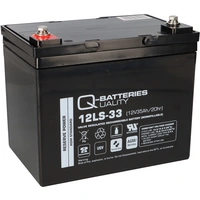 Q-Batteries 12LS-33 / 12V - 35Ah Blei Akku Standard-Typ AGM - 10 Jahres-Typ Q-Batteries 12LS-33 / 12V - 35Ah Blei Akku Standard-Typ AGM - 10 Jahres-Typ