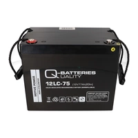 Q-Batteries 12LC-75 / 12V - 77Ah Blei Akku Zyklentyp AGM - Deep Cycle VRLA Q-Batteries 12LC-75 / 12V - 77Ah Blei Akku Zyklentyp AGM - Deep Cycle VRLA