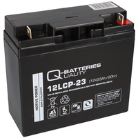 1x Q-Batteries 12LCP-23 / 12V - 23Ah Blei Akku Zyklentyp AGM - Deep Cycle VRLA 1x Q-Batteries 12LCP-23 / 12V - 23Ah Blei Akku Zyklentyp AGM - Deep Cycle VRLA
