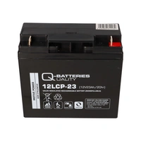 1x Q-Batteries 12LCP-23 / 12V - 23Ah Blei Akku Zyklentyp AGM - Deep Cycle VRLA 1x Q-Batteries 12LCP-23 / 12V - 23Ah Blei Akku Zyklentyp AGM - Deep Cycle VRLA