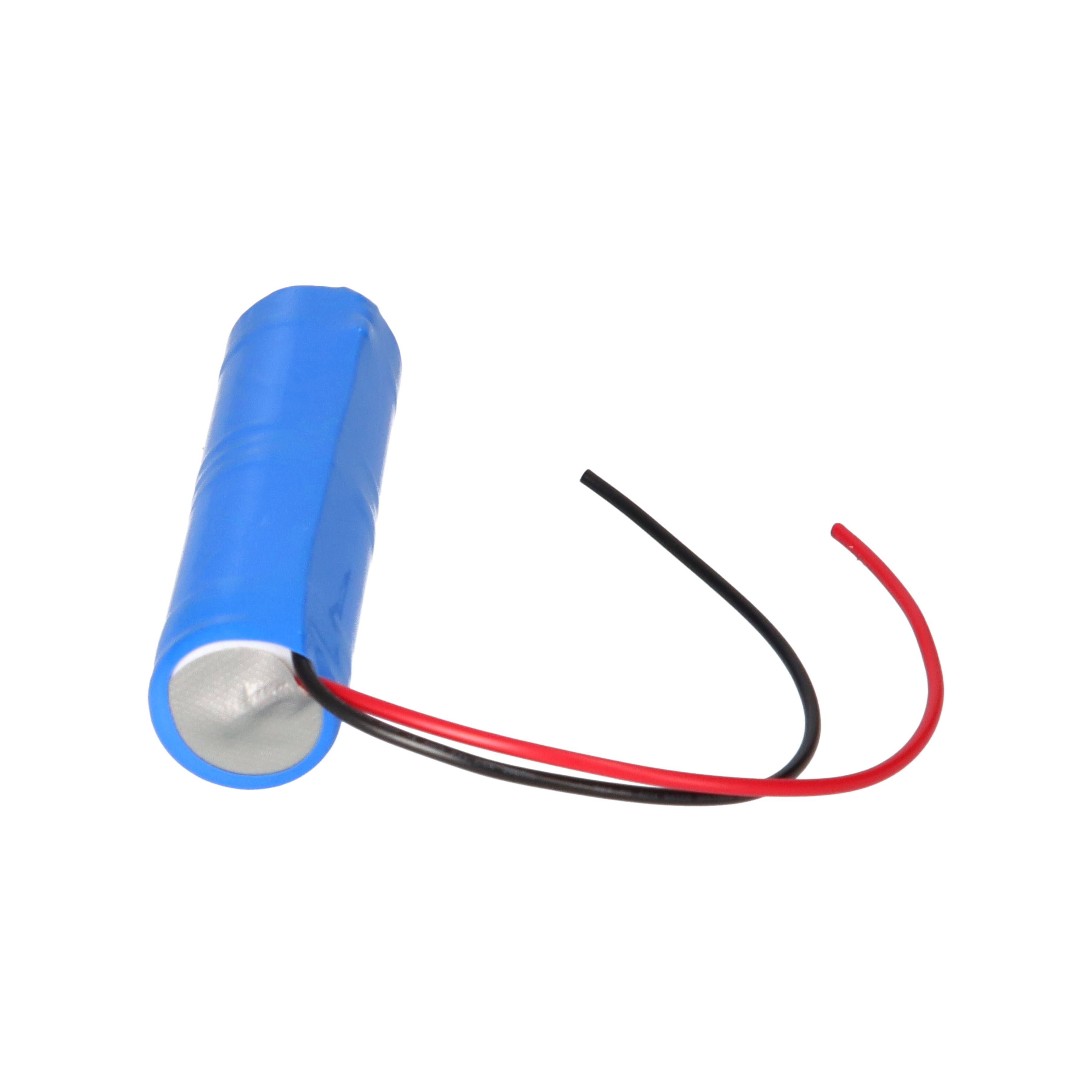 Akkupack 2,4V 4,0Ah NiCd Notleuchten HT 20cm Kabel Stange L21NICD4000 D