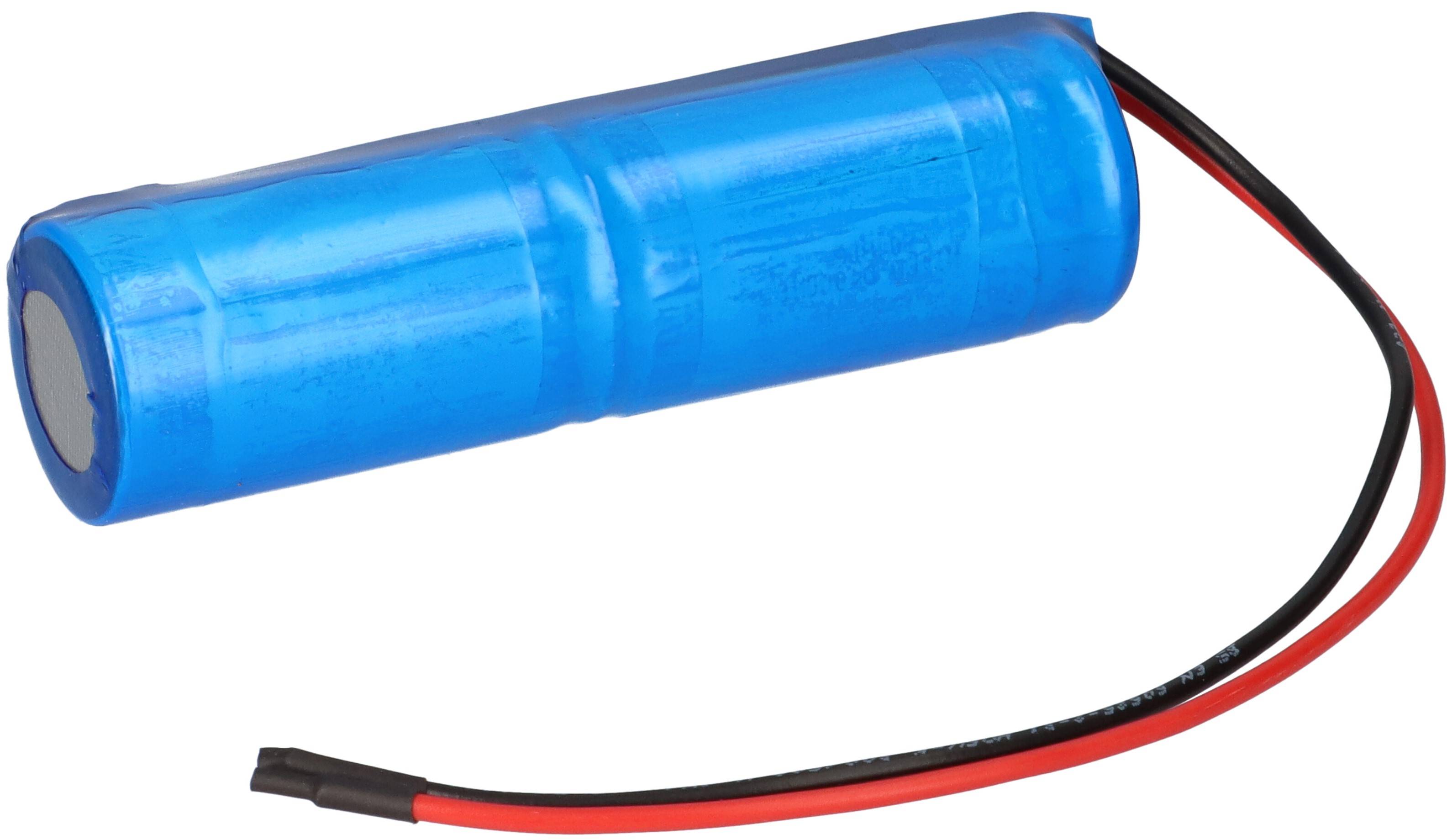 Akkupack 2,4V 4,0Ah für Notlicht Notbeleuchtung Notleuchten Stabform m. Kabel