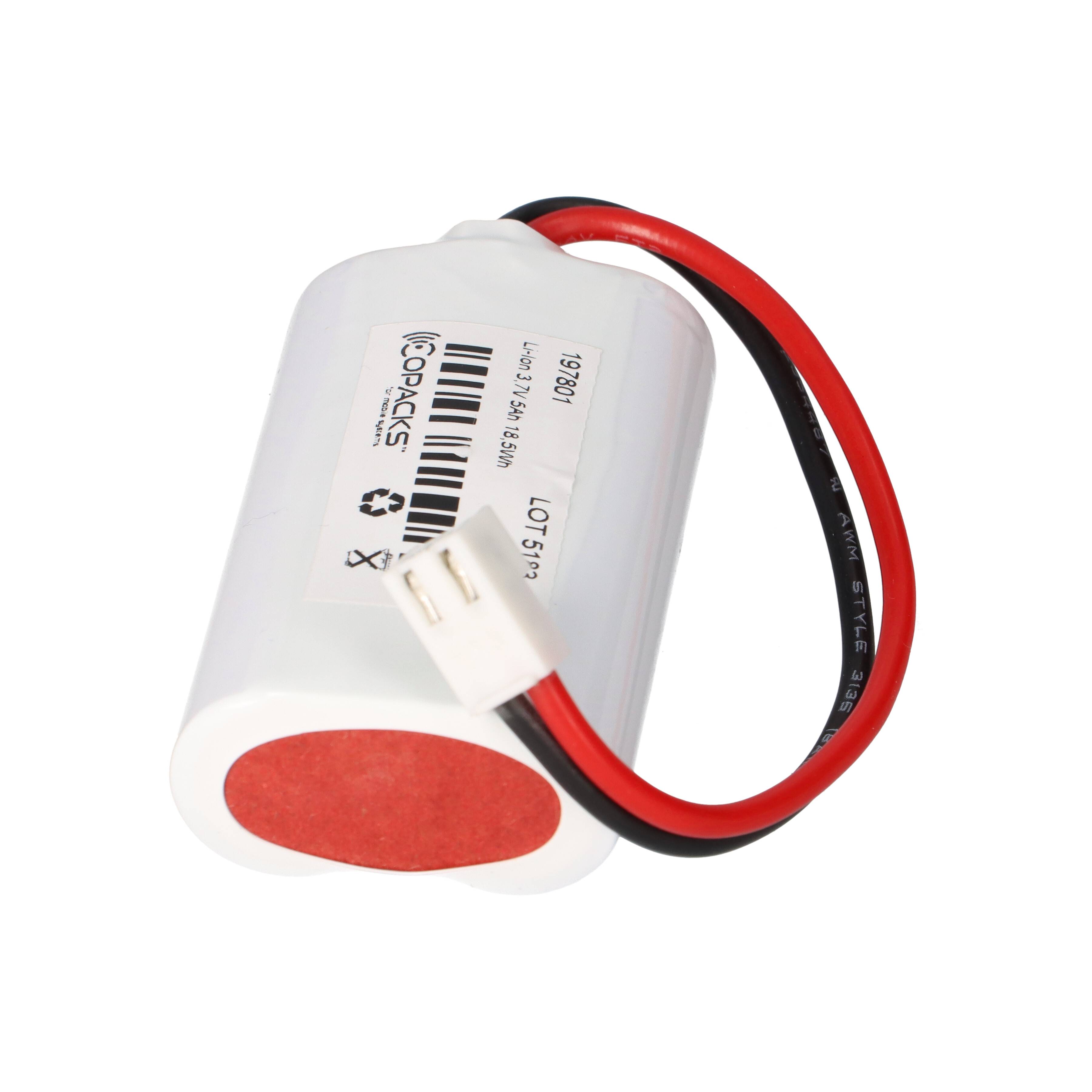 Li-Ion Notleuchten-Akku 3,7V 5,0Ah – passend für CEAG 40071353667