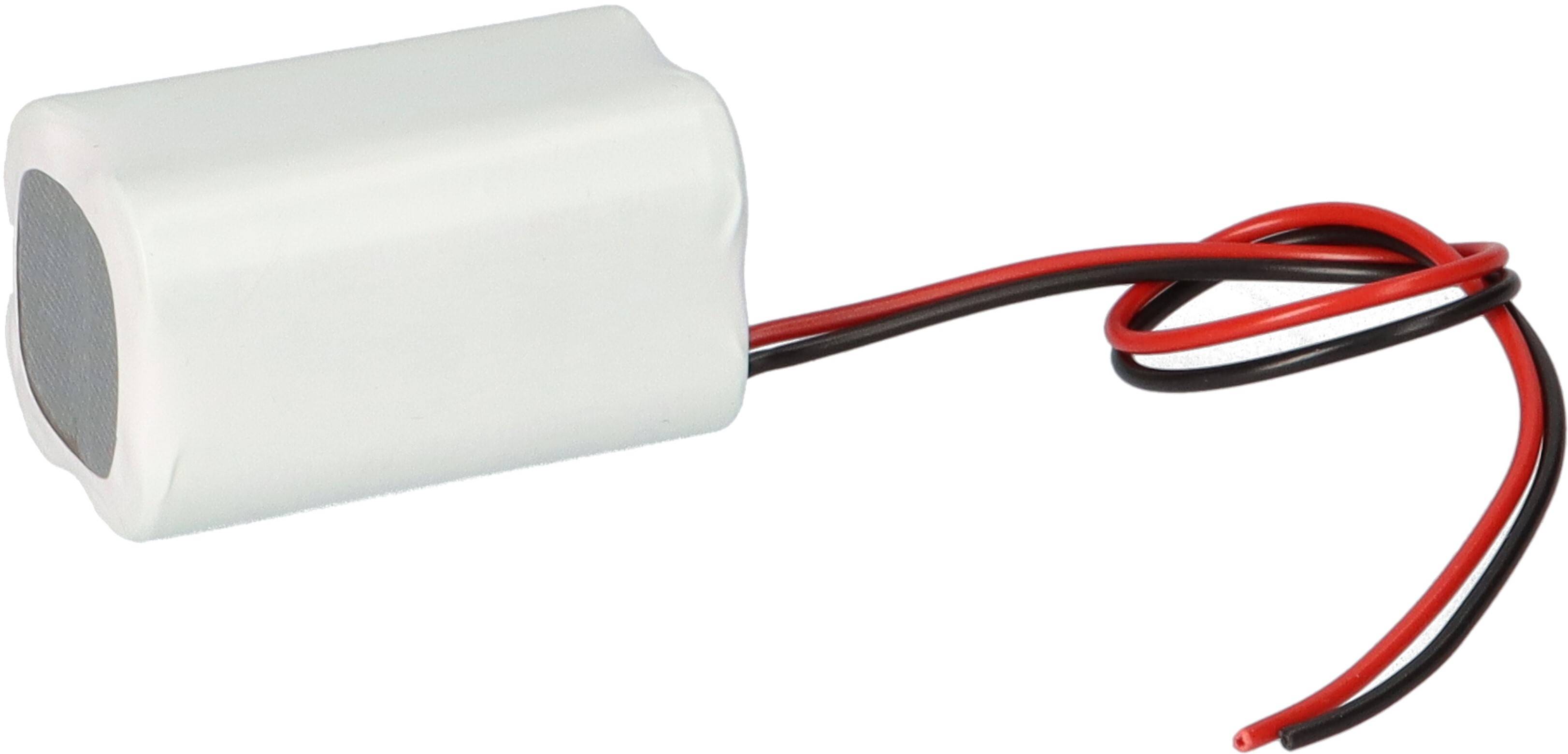 Akkupack F22NiMH1800 F2x2 Doppelpack 4,8V 1800mAh AA Hochtemperatur Notlicht Kabel 20cm Notbeleuchtung