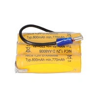 Akkupack für Notleuchten 3,6V 800mAh NiCd F3x1 passend für RZB 784152036 Akkupack für Notleuchten 3,6V 800mAh NiCd F3x1 passend für RZB 784152036