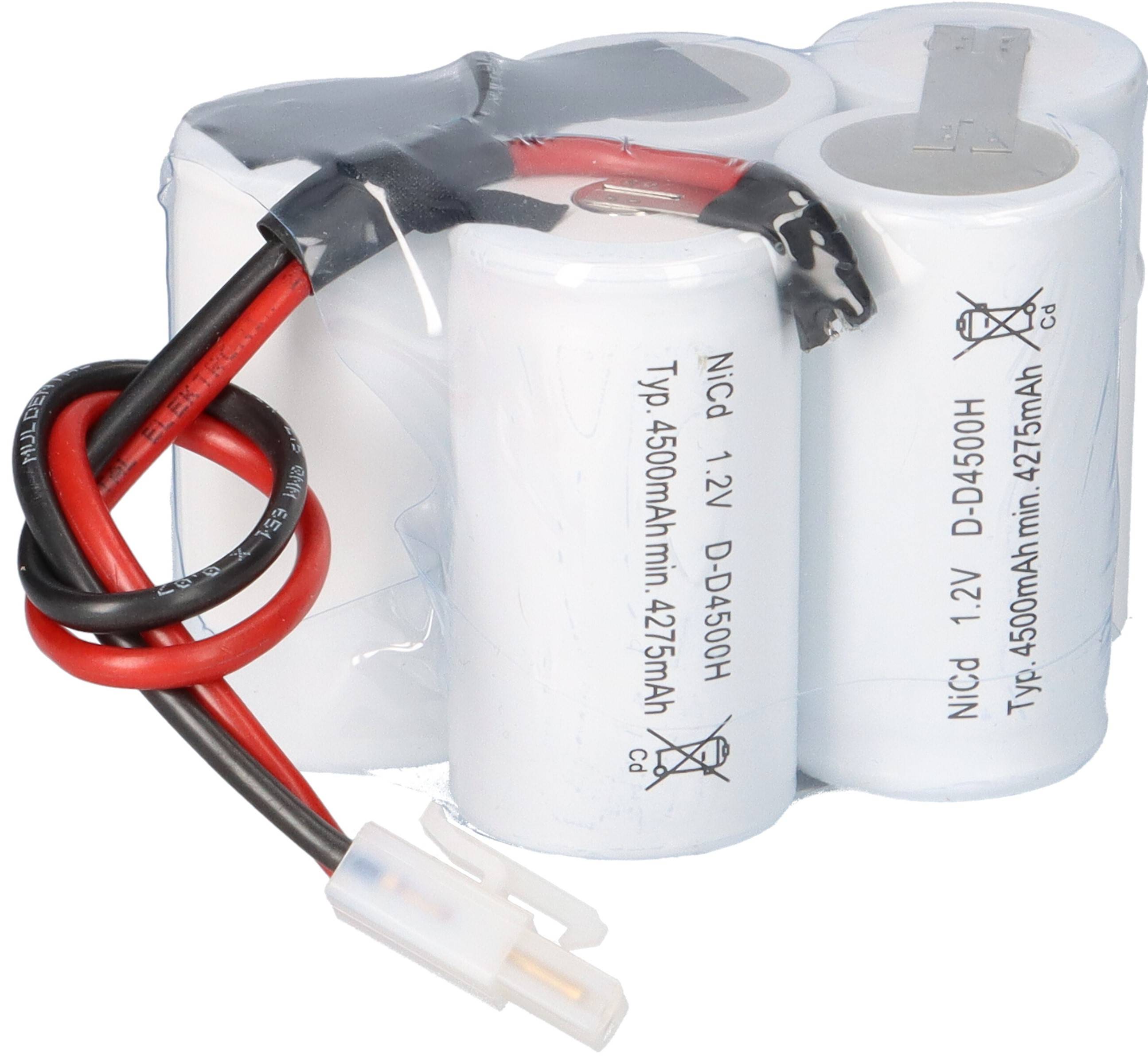 Notleuchten Akkupack Ni-Cd 6V 4500mAh F2x3