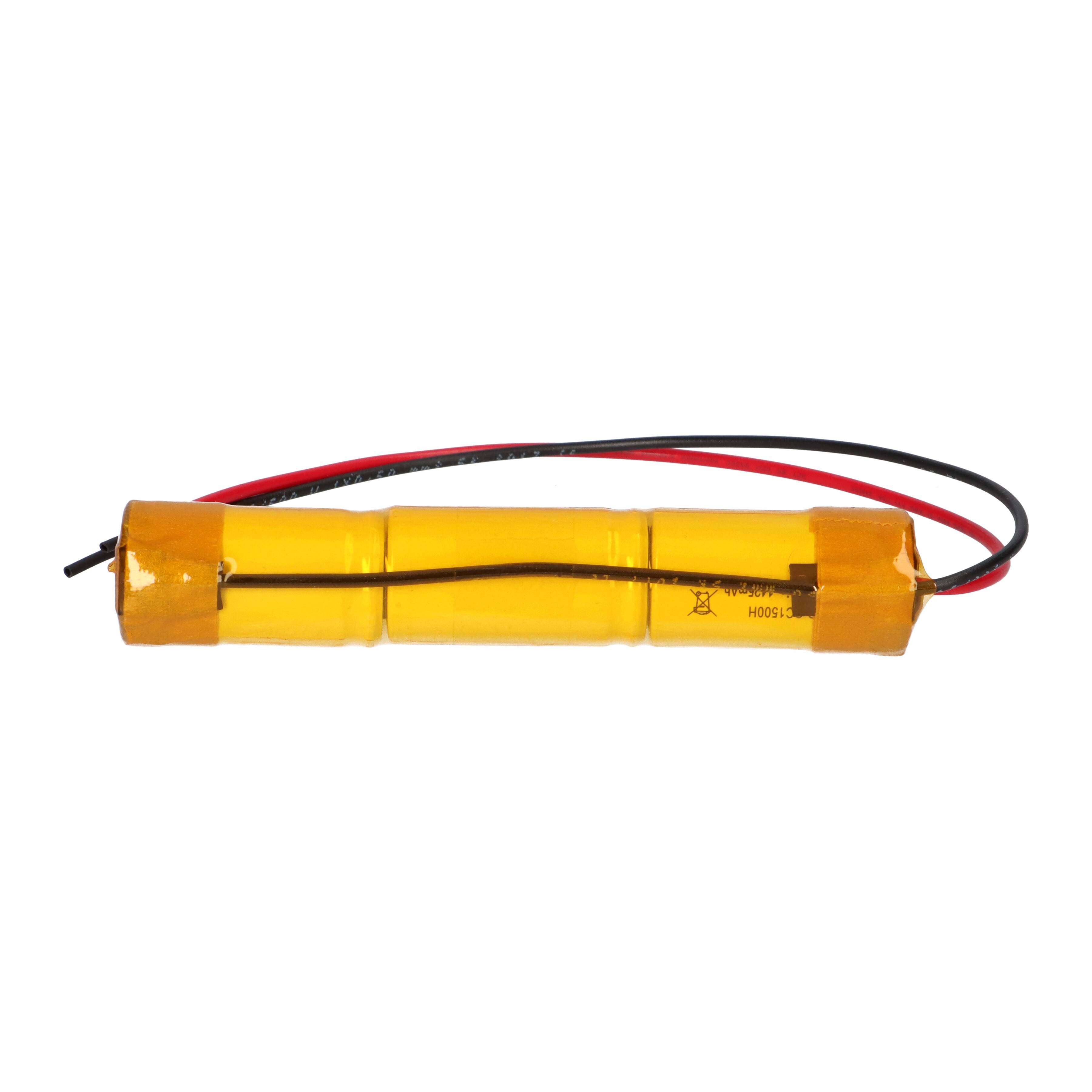 Akkupack Notlicht Notbeleuchtung 3,6V 1500mAh - L1x3 Hochtemperatur