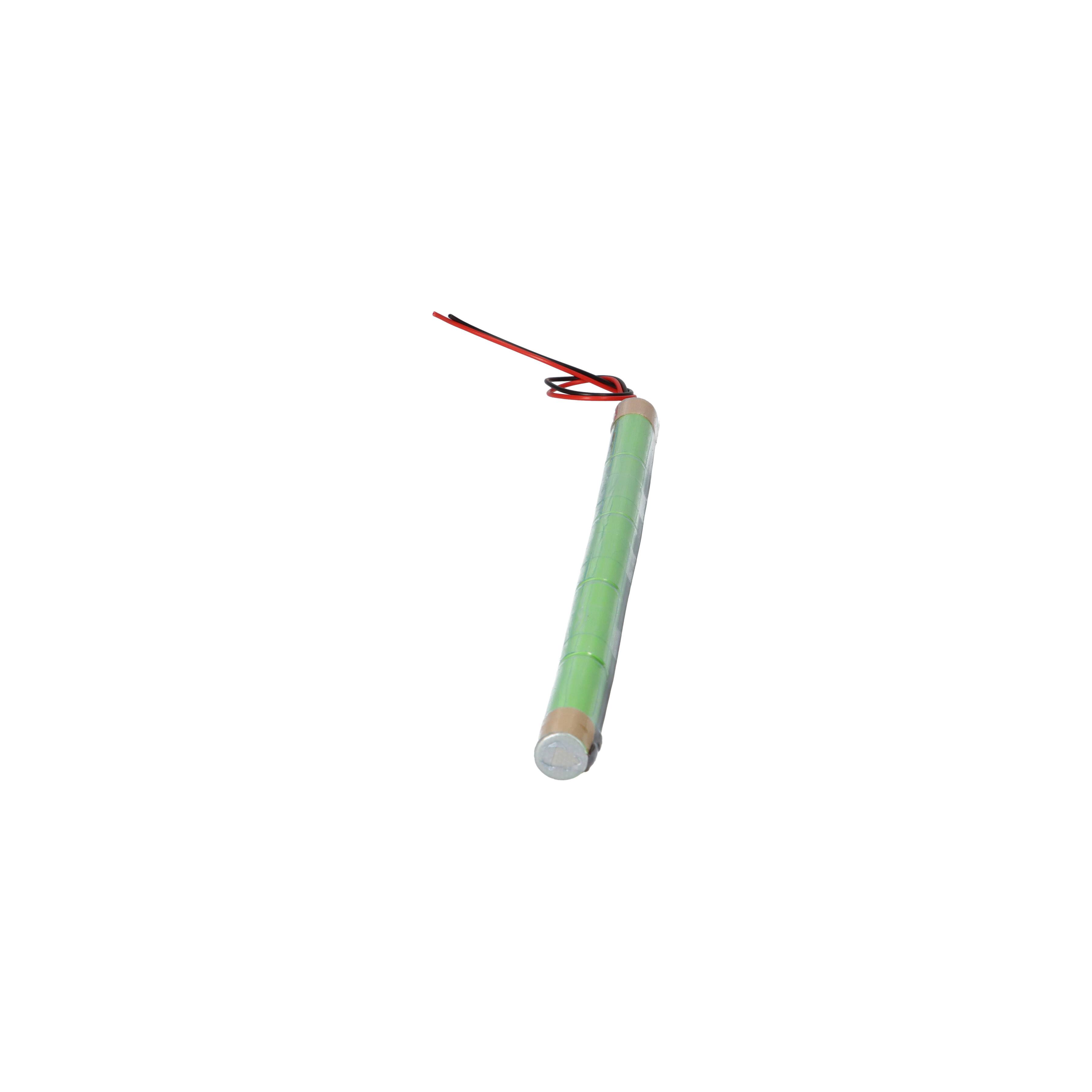 Akkupack NiMH 6V 1,8Ah AA Hochtemperatur Notlicht Stange Kabel 20cm Notbeleuchtung L51NIMH1800