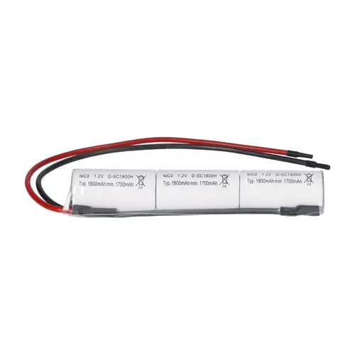 Akkupack für Notbeleuchtung L31NiCD1500 3,6V 1500mAh L1x3 Hochtemperatur Kabel ca. 20 cm Akkupack für Notbeleuchtung L31NiCD1500 3,6V 1500mAh L1x3 Hochtemperatur Kabel ca. 20 cm
