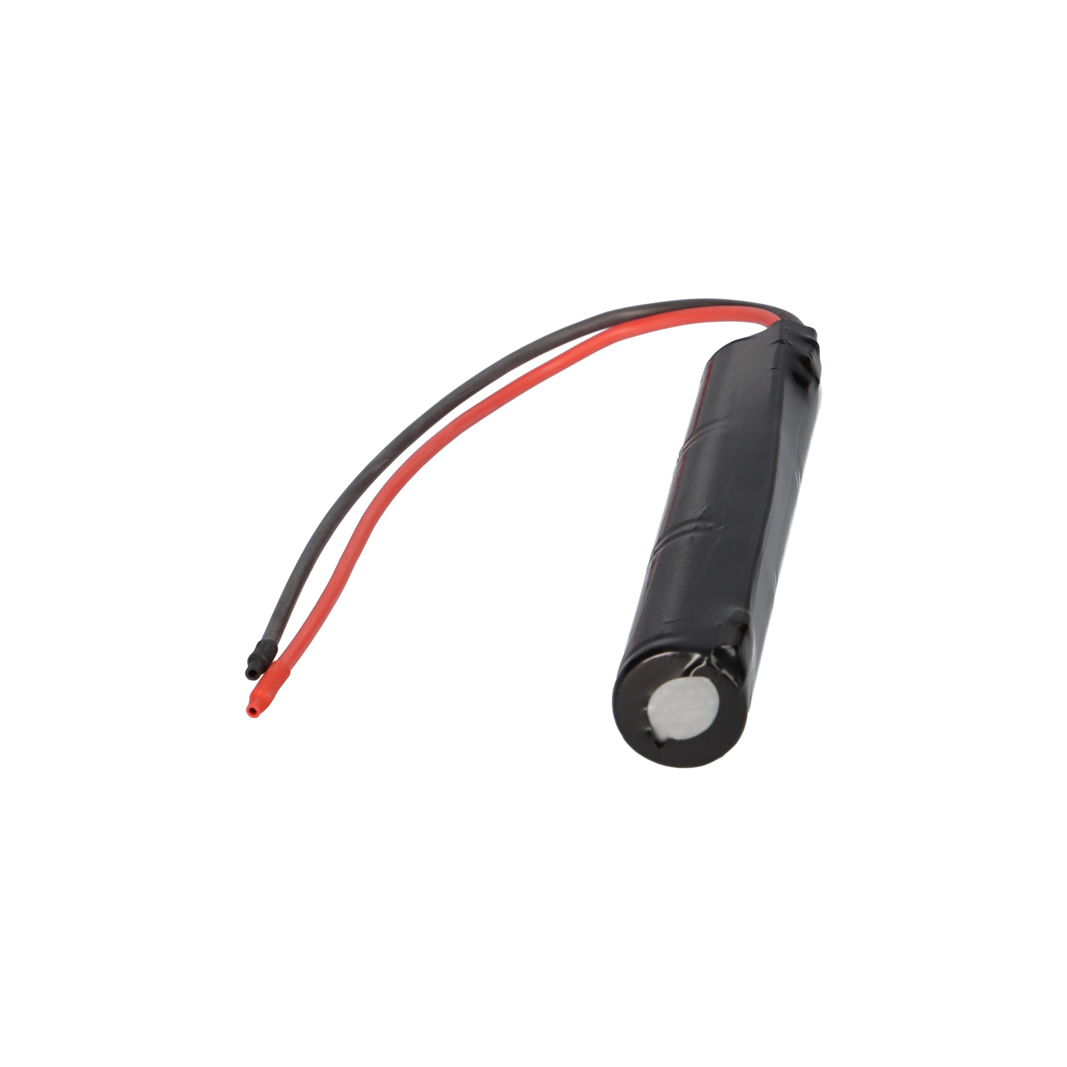 NiMH3633S Ersatzakku NiMH 3,6V 3,0 Ah Stange 20cm Kabel Notlicht Hochtemperatur