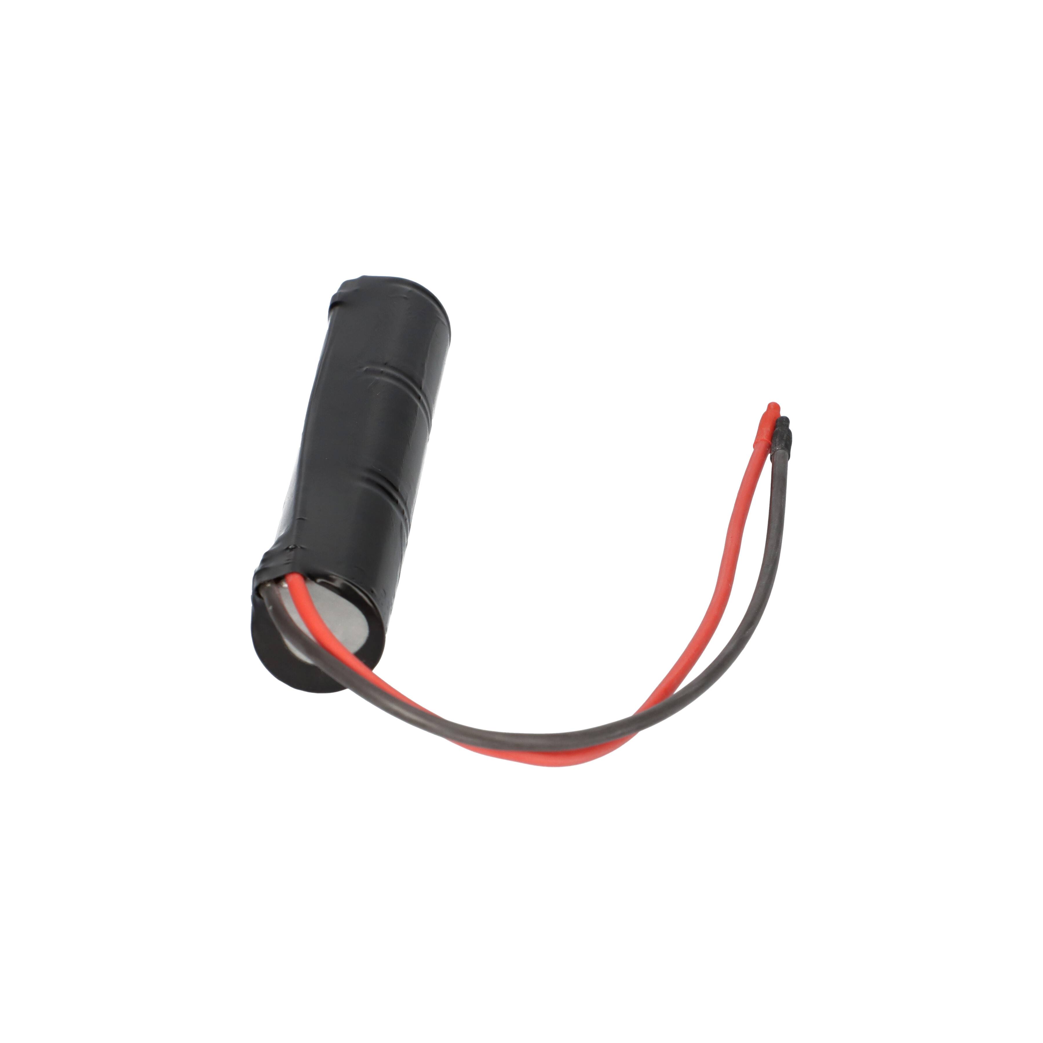 NiMH3633S Ersatzakku NiMH 3,6V 3,0 Ah Stange 20cm Kabel Notlicht Hochtemperatur