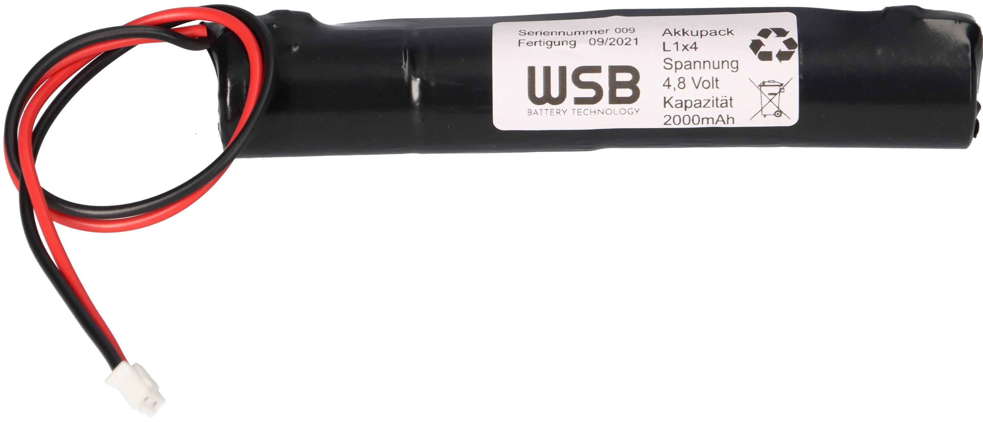 Notleuchten Akku 4,8V 2000mAh kompatibel IL570004 14A5-002