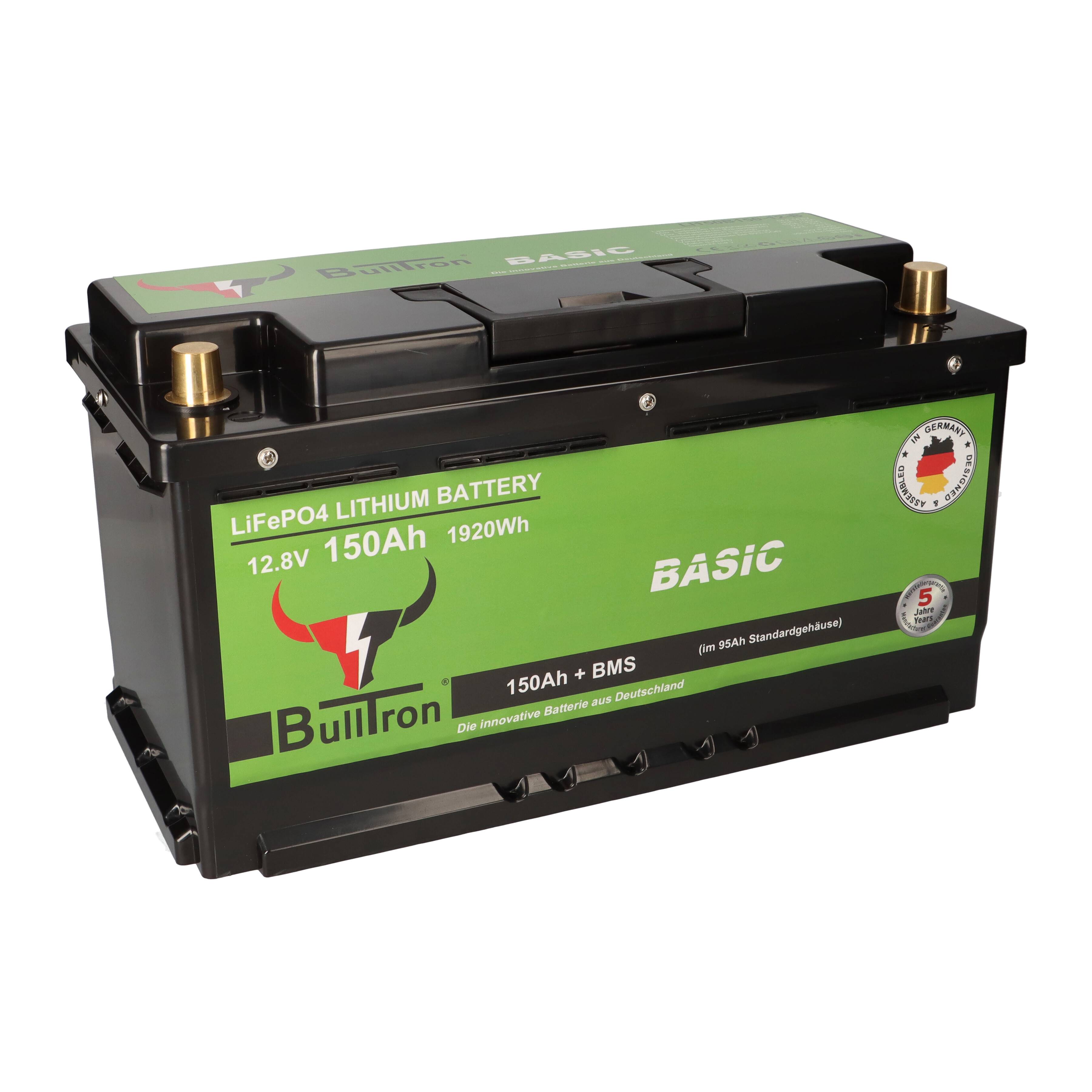 BullTron LiFePO4 12,8V 150Ah Smart BMS Basic