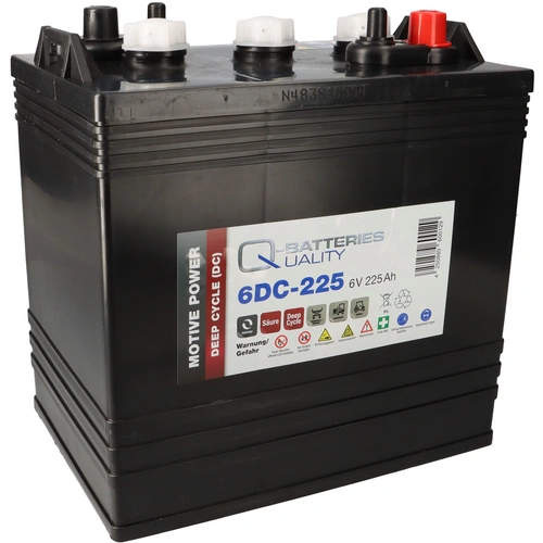 Q-Batteries 6DC-225 6V 225Ah Deep Cycle Traktionsbatterie Q-Batteries 6DC-225 6V 225Ah Deep Cycle Traktionsbatterie