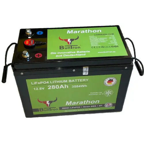 BullTron LiFePO4 12,8V 280Ah Smart BMS Bluetooth Marathon BullTron LiFePO4 12,8V 280Ah Smart BMS Bluetooth Marathon