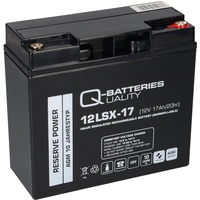 Q-Batteries 12LSX-17 12V 17Ah Blei-Vlies-Akku AGM 10 Jahre Q-Batteries 12LSX-17 12V 17Ah Blei-Vlies-Akku AGM 10 Jahre