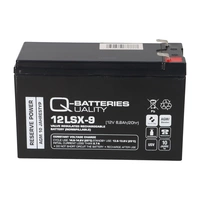 Q-Batteries 12LSX-9 12V 8,8Ah Blei-Vlies-Akku / AGM 10 Jahre Q-Batteries 12LSX-9 12V 8,8Ah Blei-Vlies-Akku / AGM 10 Jahre