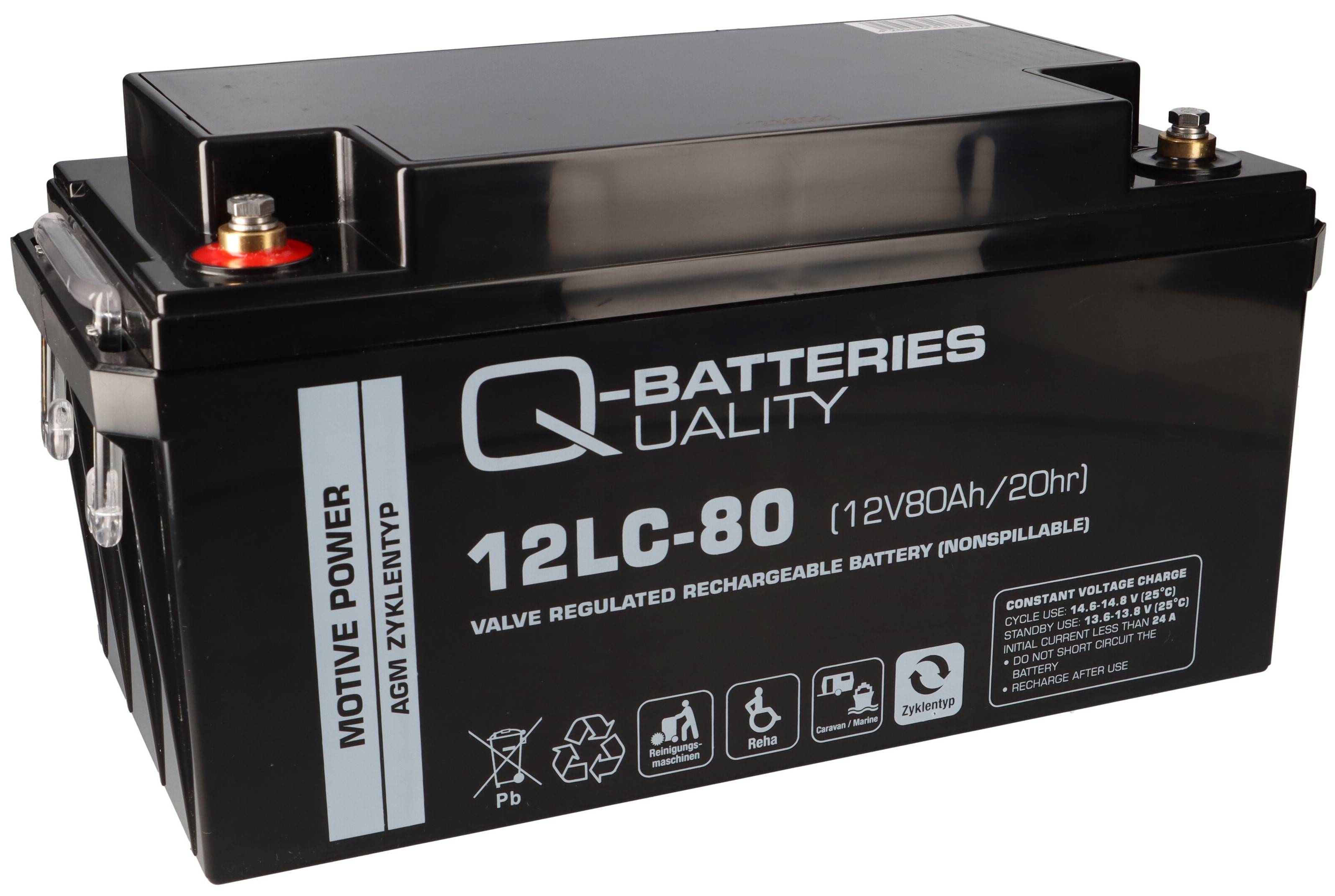Akku für Panasonic LC-P1275P 12V 82Ah AGM Batterie