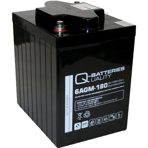 Q-Batteries 6AGM-180 Traktionsbatterie AGM-Akku VRLA 198Ah Q-Batteries 6AGM-180 Traktionsbatterie AGM-Akku VRLA 198Ah