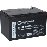 Q-Batteries 12LH-55W 12V 12Ah AGM VRLA Hochstrom USV Q-Batteries 12LH-55W 12V 12Ah AGM VRLA Hochstrom USV