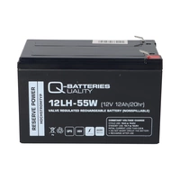 Q-Batteries 12LH-55W 12V 12Ah AGM VRLA Hochstrom USV Q-Batteries 12LH-55W 12V 12Ah AGM VRLA Hochstrom USV