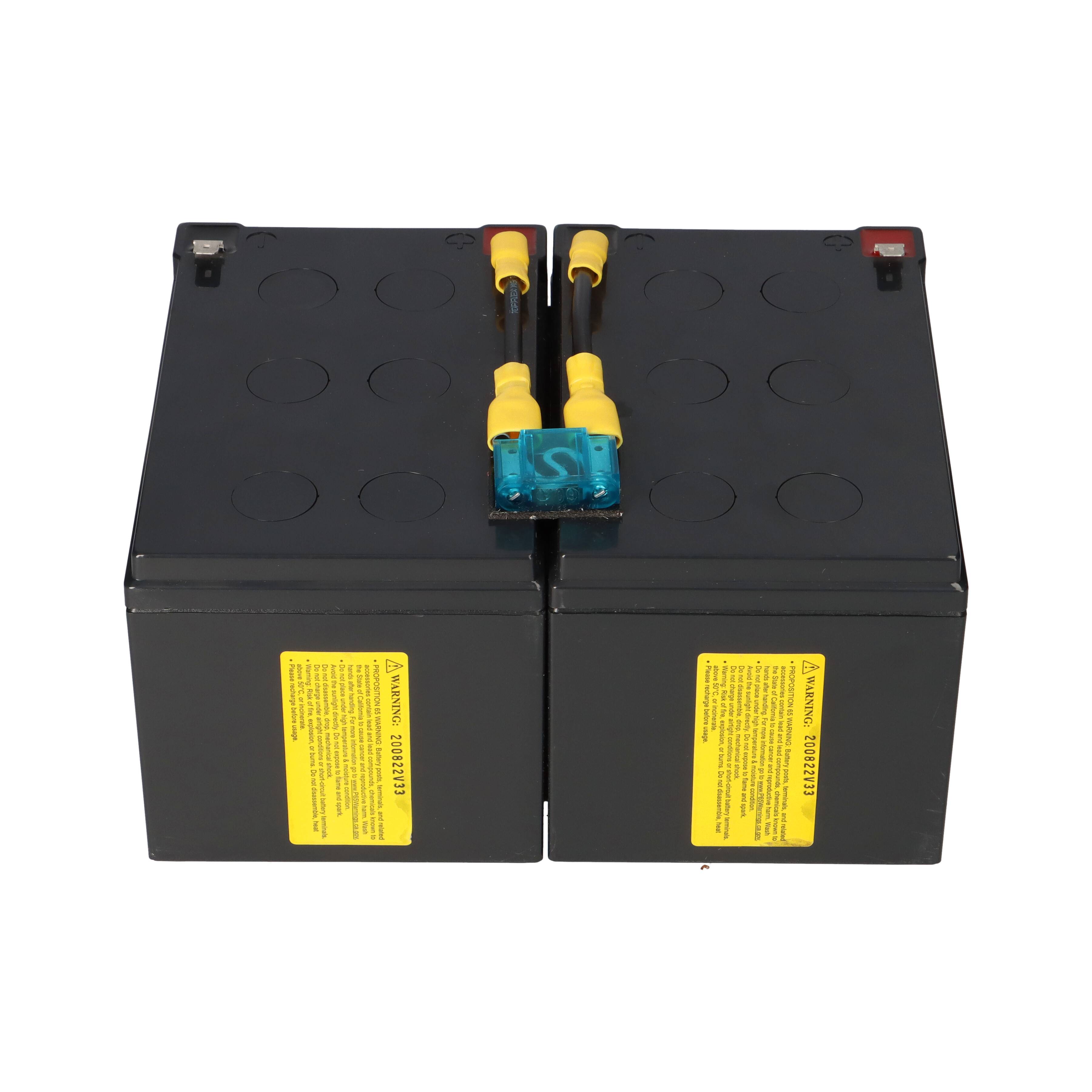 CSB-SCD6 SCD6 kompatibler Akkusatz geeignet für APC RBC6 Plug & Play