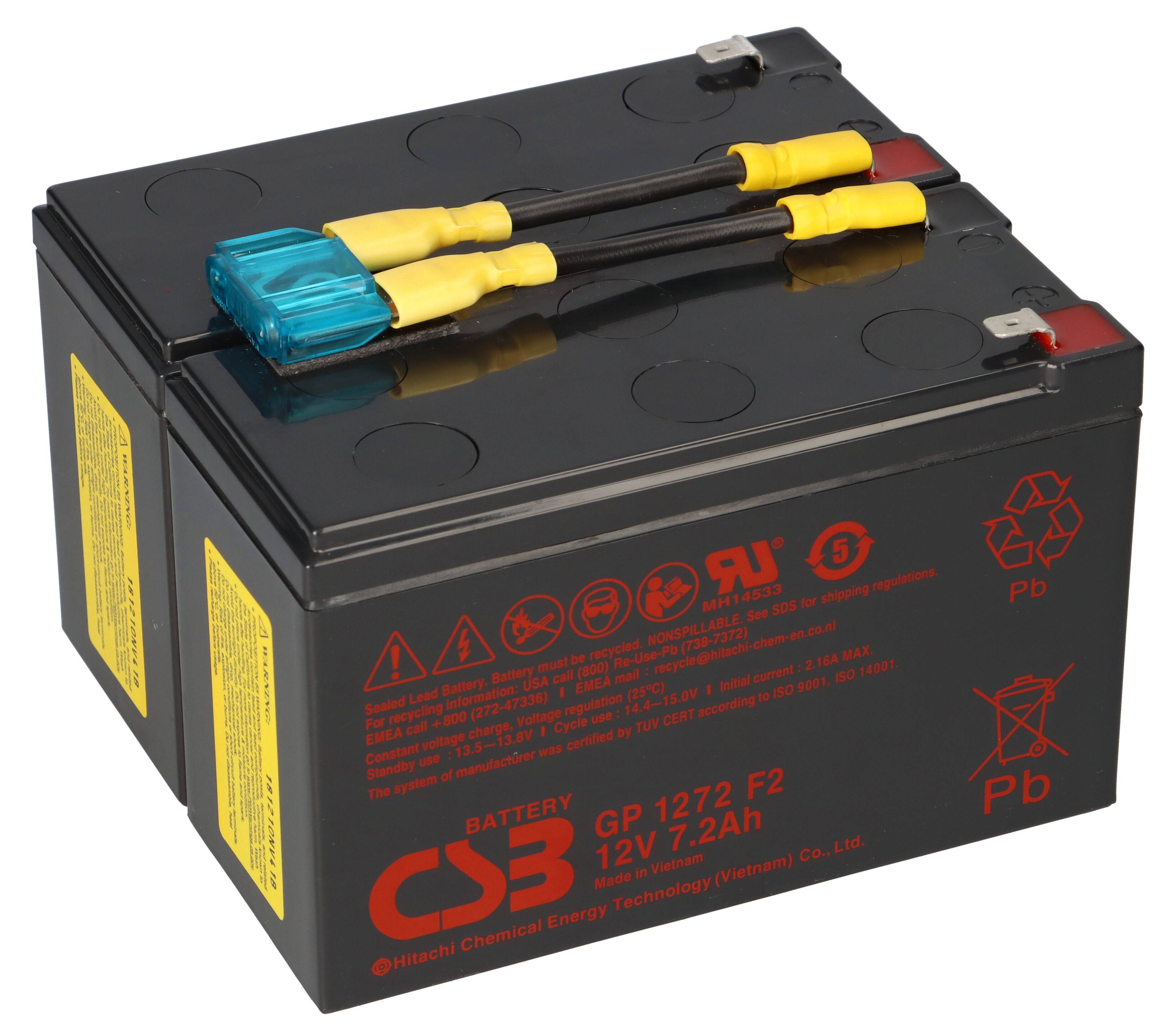 CSB-SCD9 SCD9 kompatibler Akkusatz geeignet für APC RBC9 Plug & Play