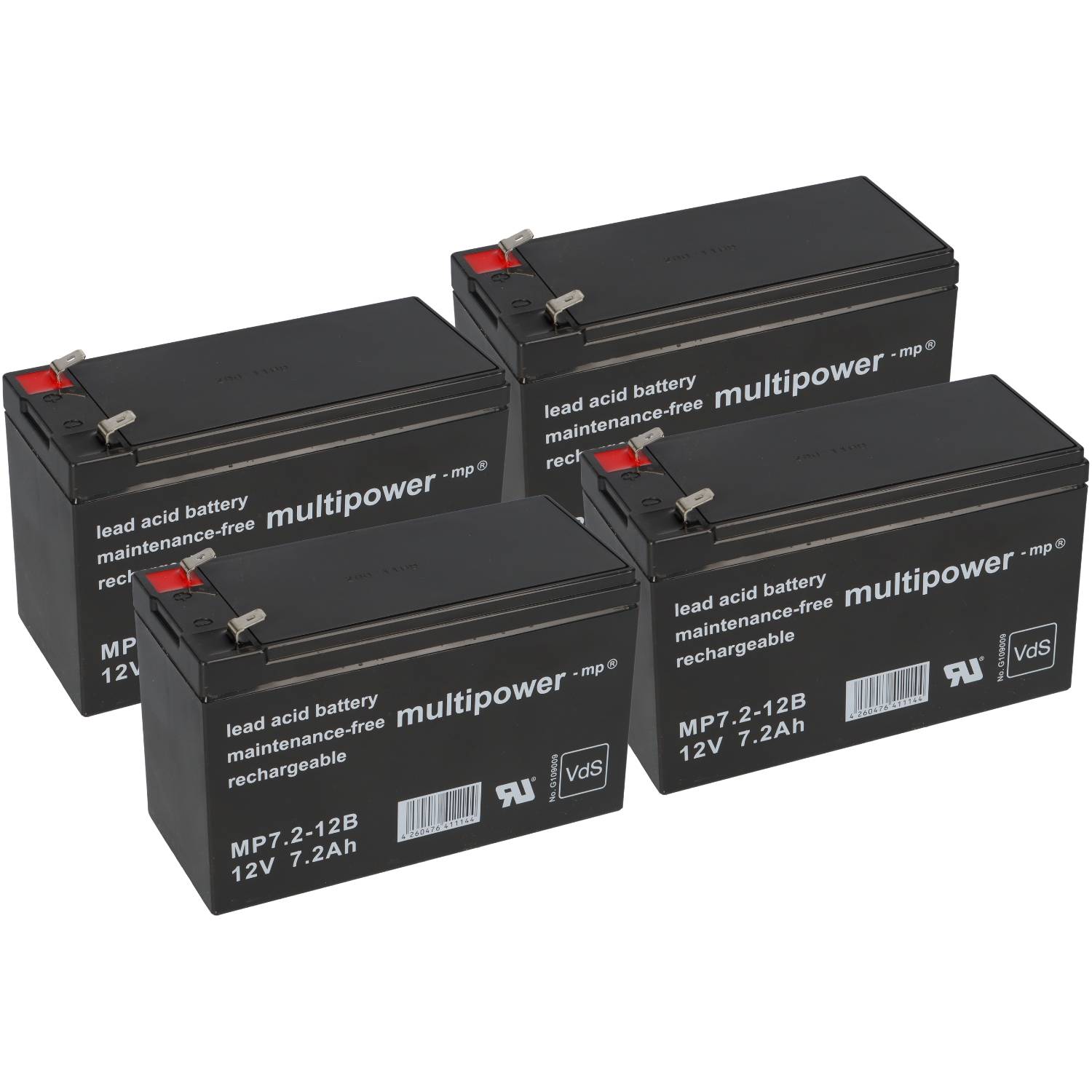 Ersatzakku für Belkin OmniGuard F6C230-RKM-2U Markenakku mit VdS MP 12V 7,2Ah