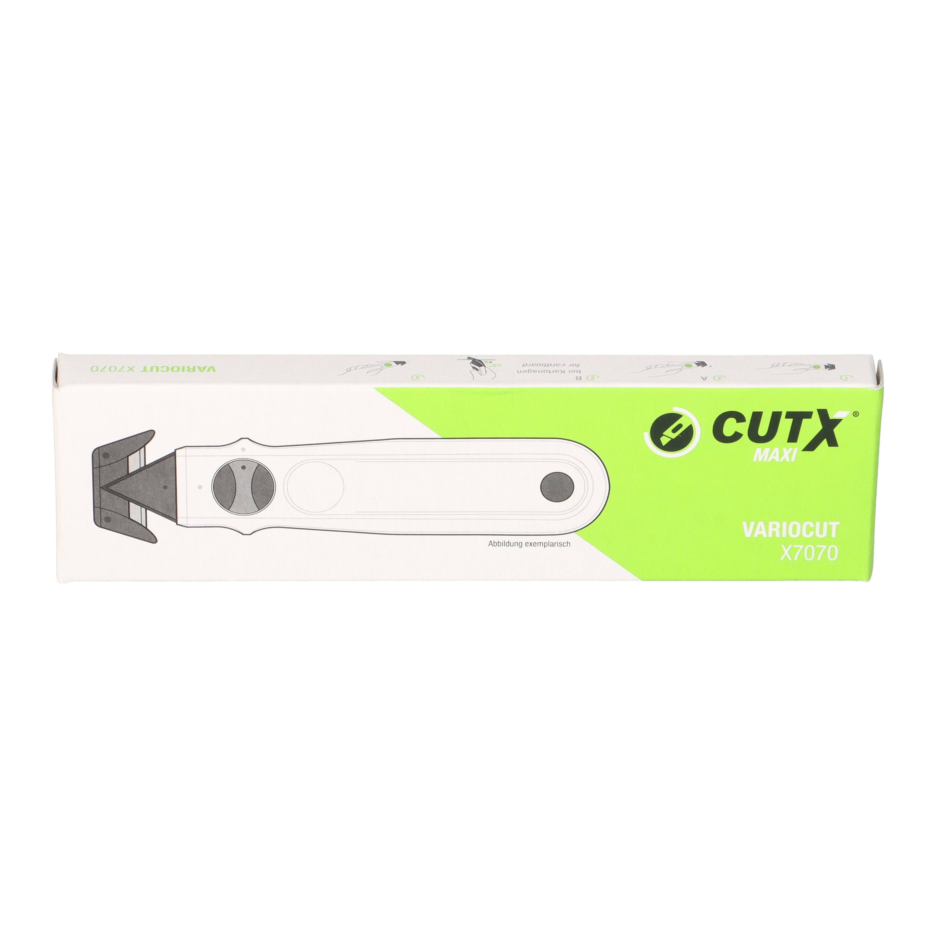 10x CUTX VARIOCUT X7070 Cuttermesser Sicherheitsmesser mit Führungsflächen