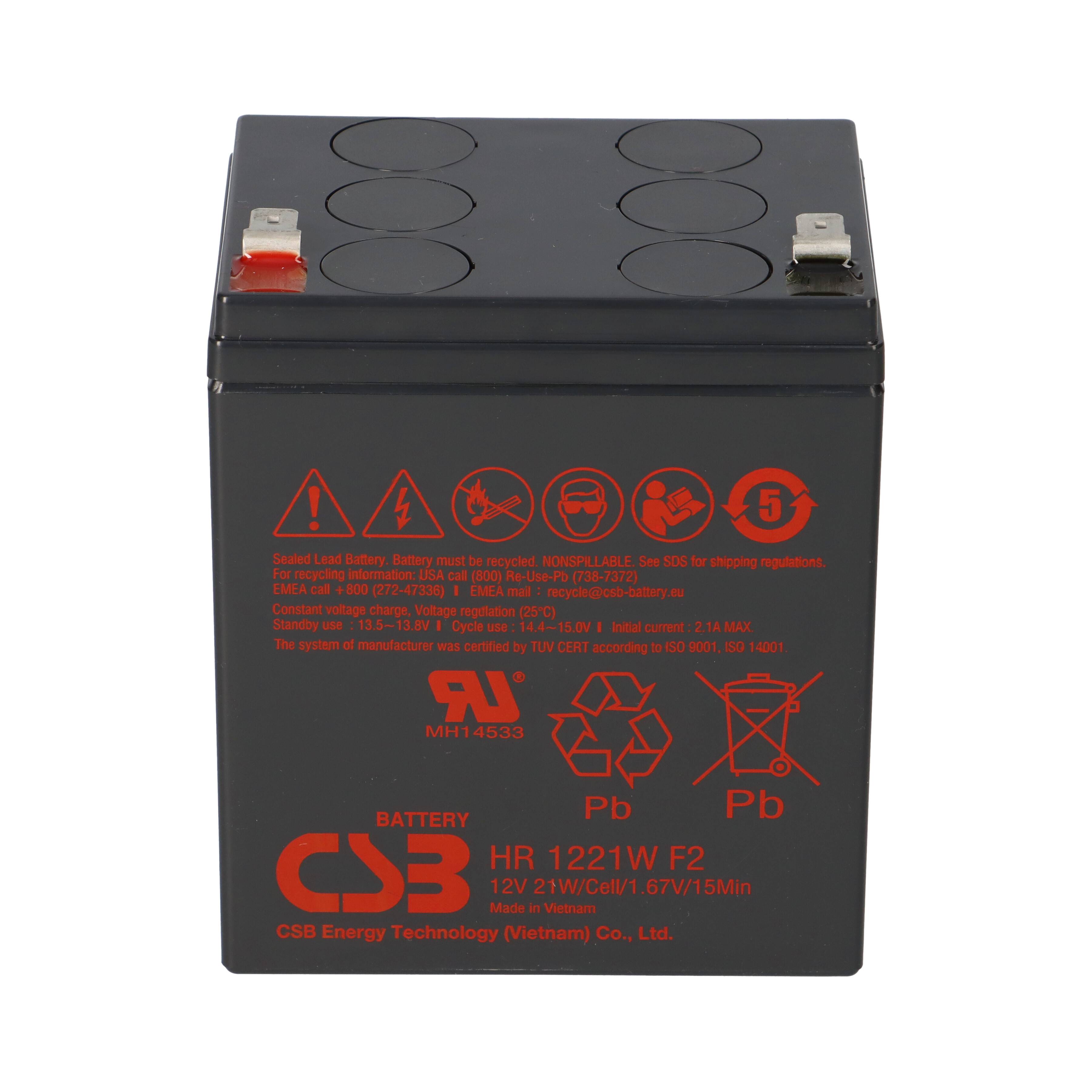 CSB-SCD43 kompatibler Akkusatz geeignet für APC RBC43 Plug & Play