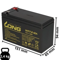 Ersatzakku für Aiptek PowerWalker VFI 3000 R Ersatzakku für Aiptek PowerWalker VFI 3000 R