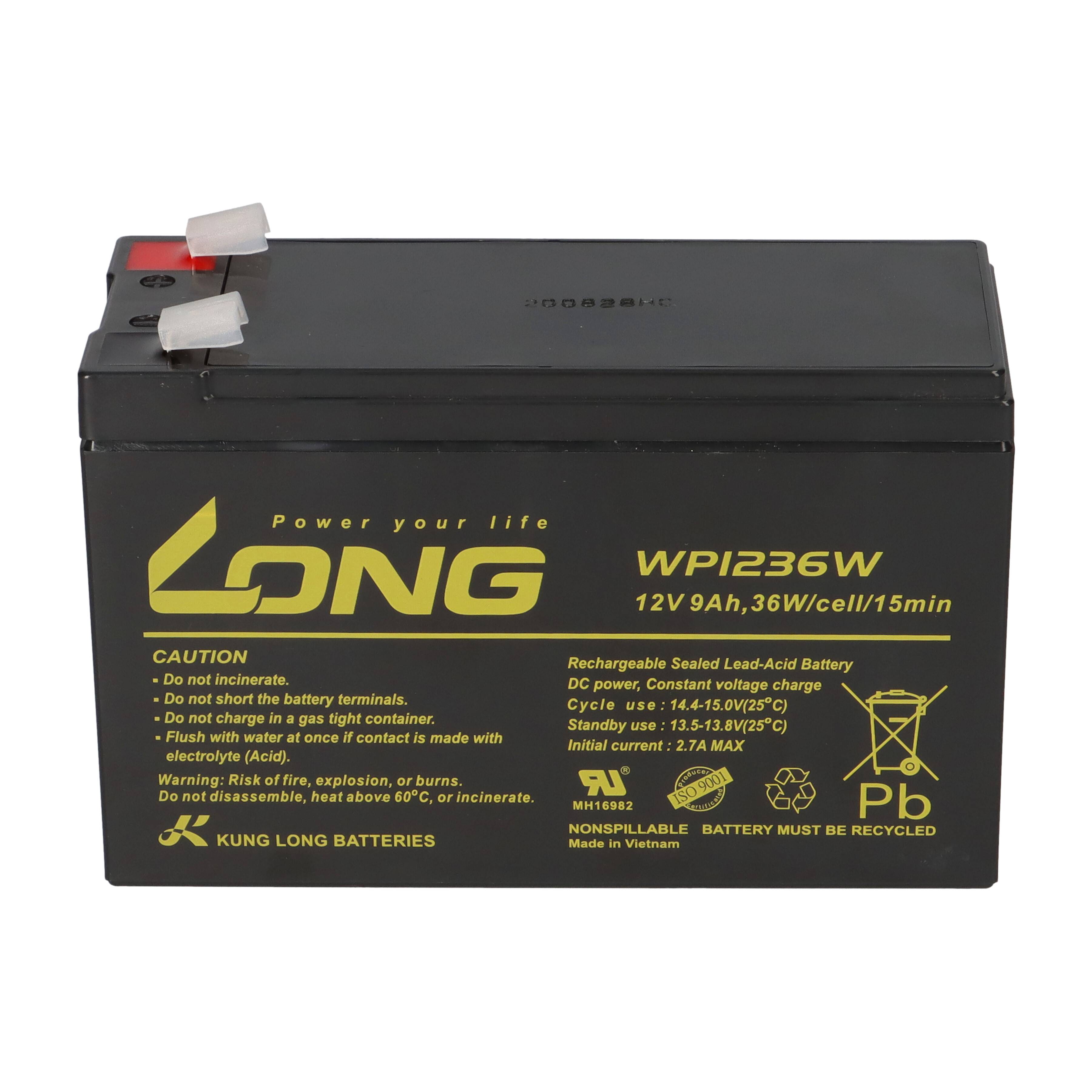 APC SU DP6000 / DP6000i Hochstrom-Akkusatz – 32x Kung Long WP1236W