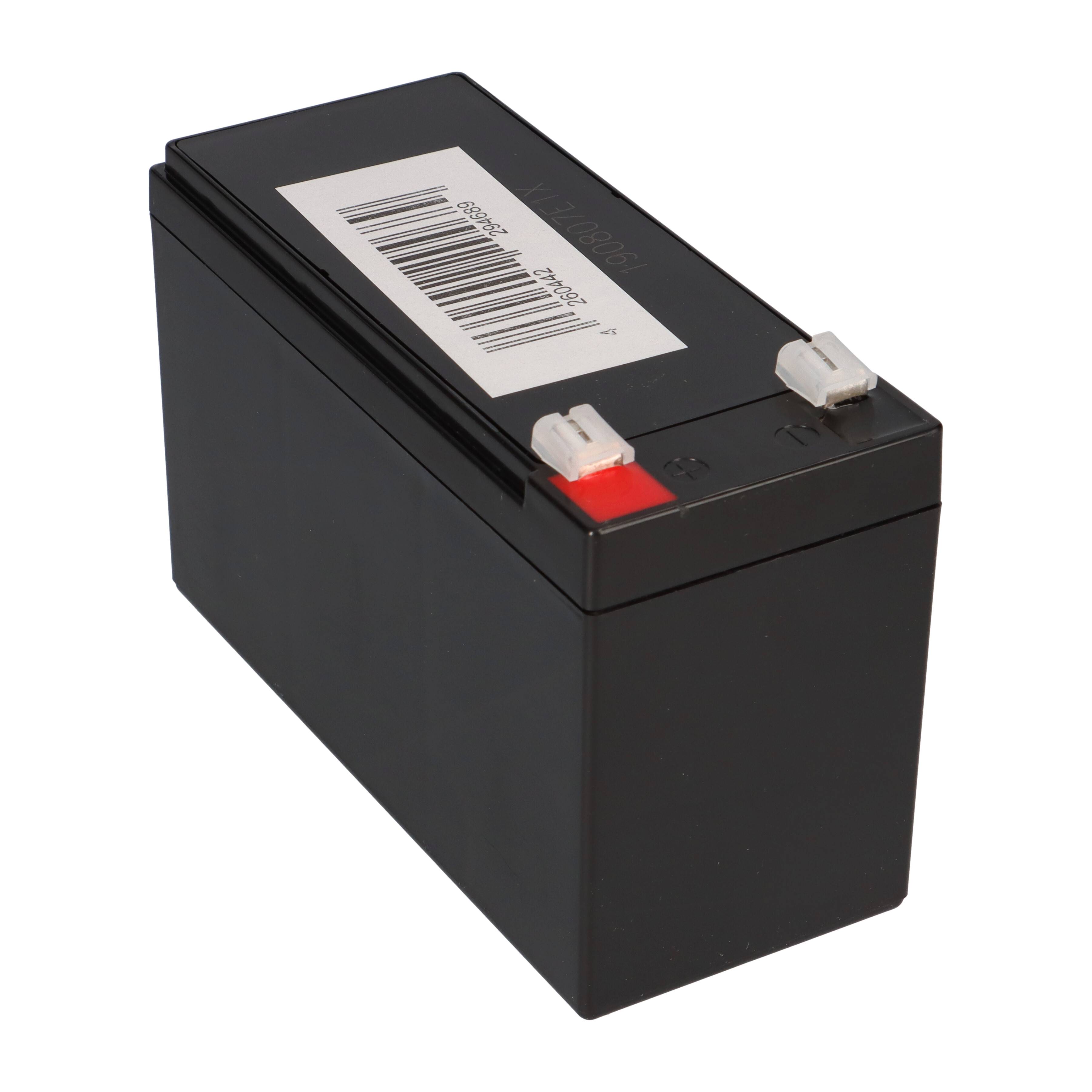6x EFFEKTA BT 12-9,5K AGM-Akkus 12V 9,5Ah – passend für XANTO RT 3000