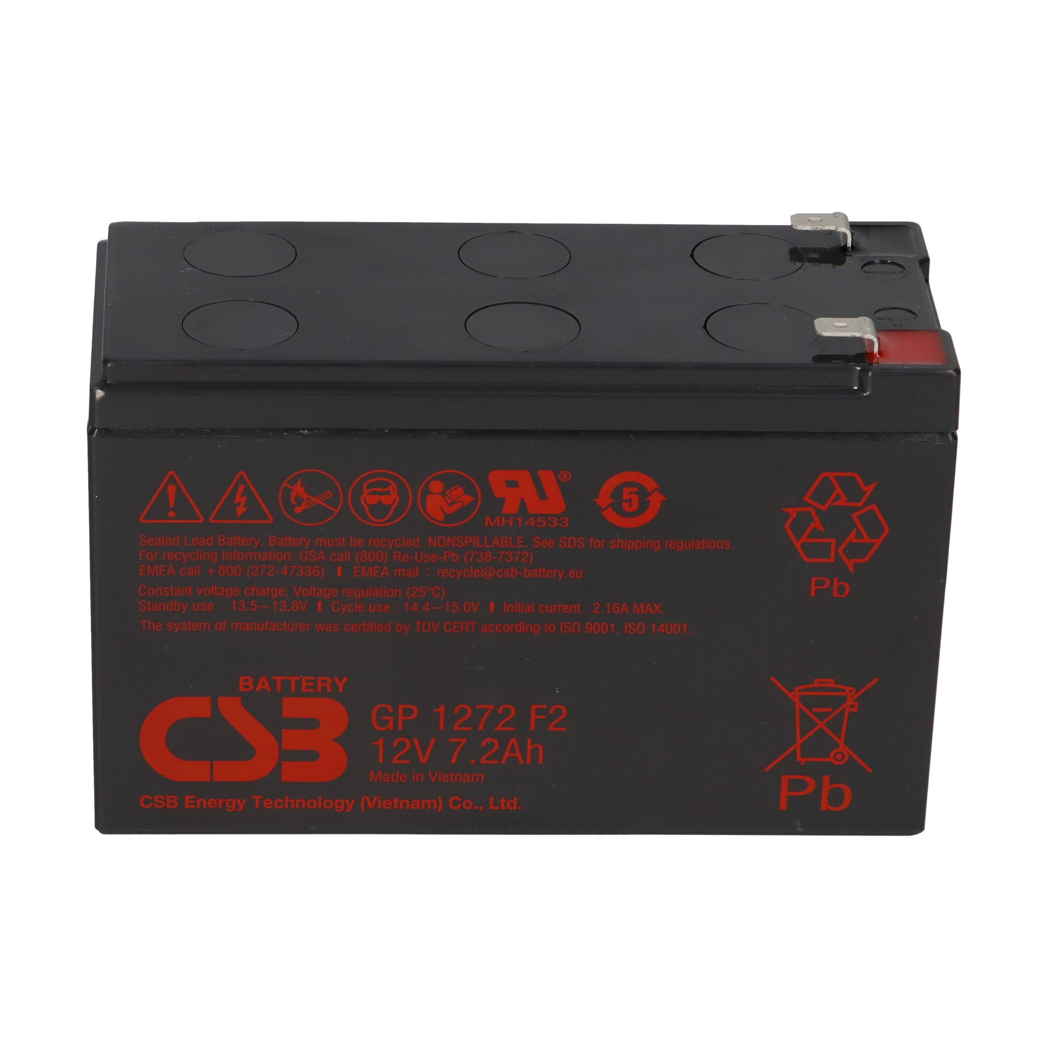 CSB-SCD2 kompatibler Akkusatz geeignet für APC RBC2 Plug & Play