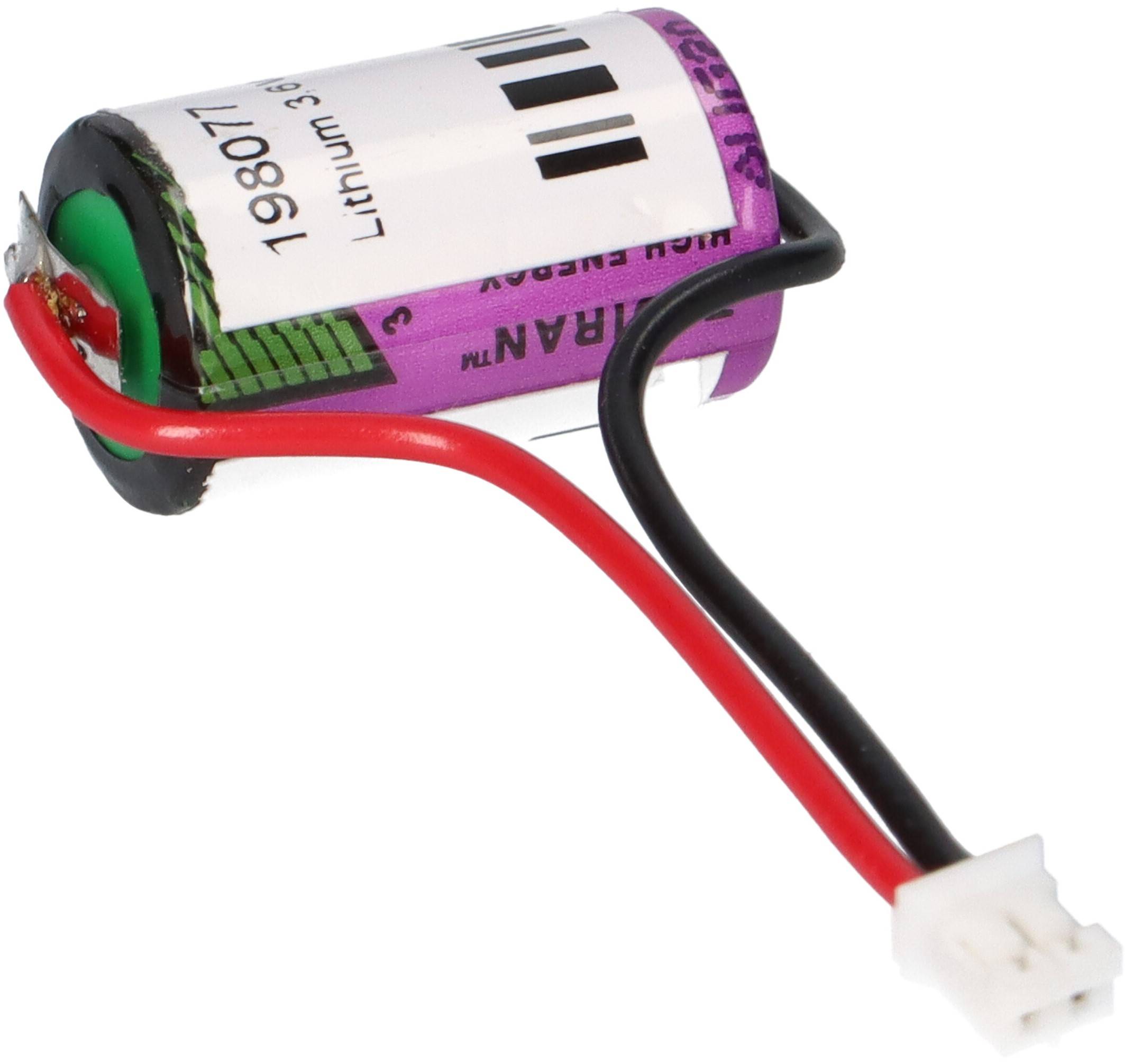 Testo Datenlogger Lithium Batterie mit Kabel und Stecker - 175-T3 Serie - 1/2AA 3,6V 950mAh