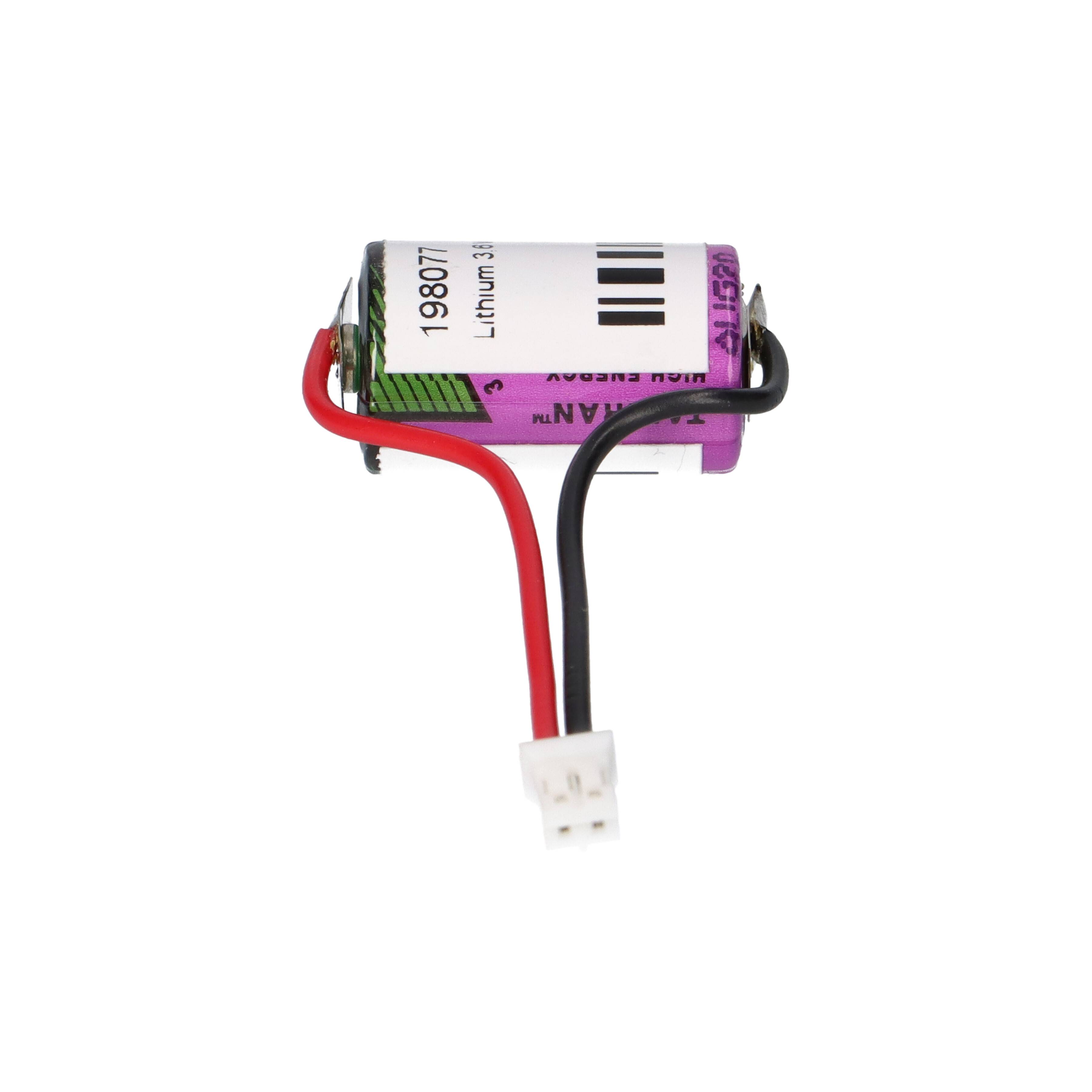 Testo Datenlogger Lithium Batterie mit Kabel und Stecker – 175-T3 Serie – 1/2AA 3,6 V 950 mAh