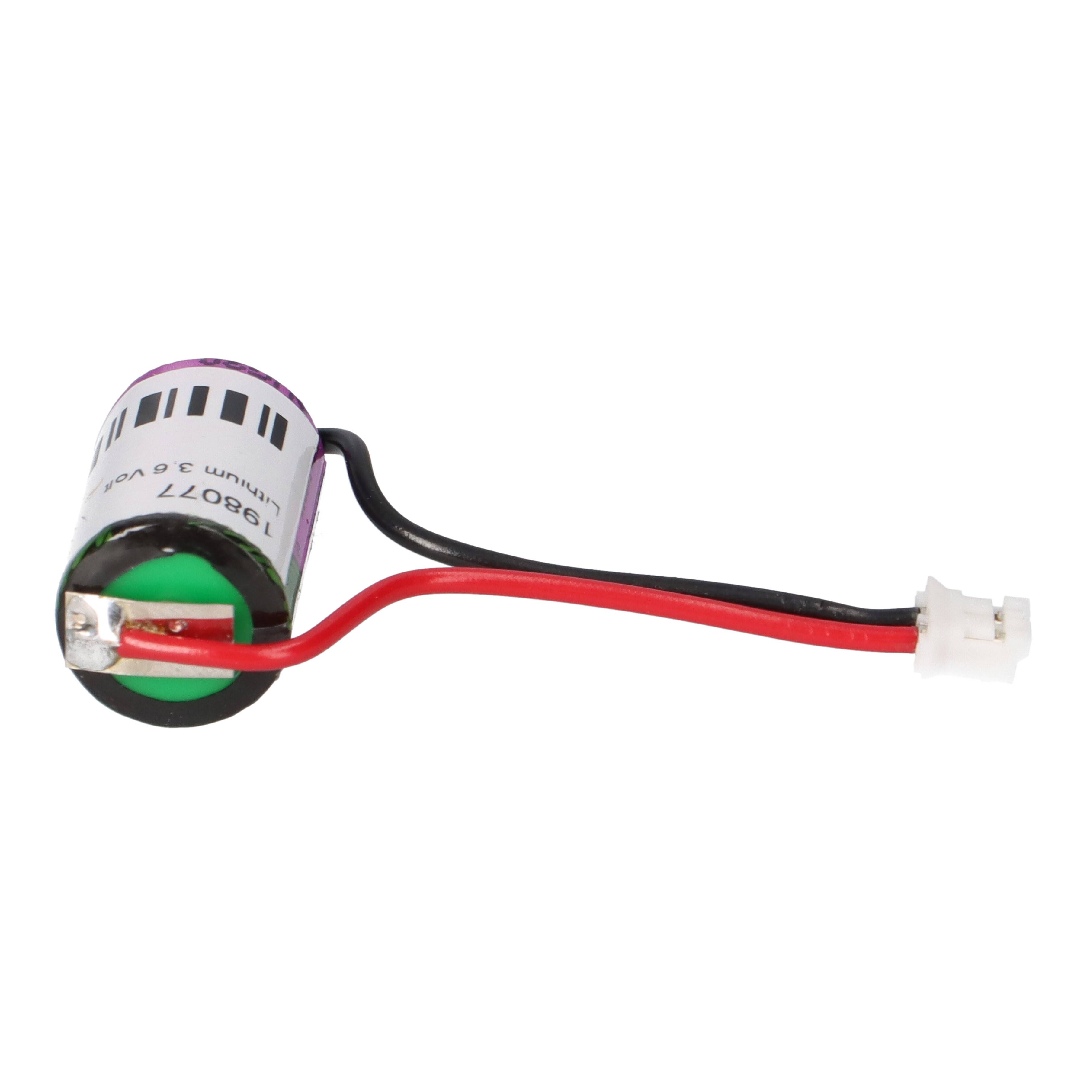 Testo Datenlogger Lithium Batterie mit Kabel und Stecker – 175-T3 Serie – 1/2AA 3,6 V 950 mAh