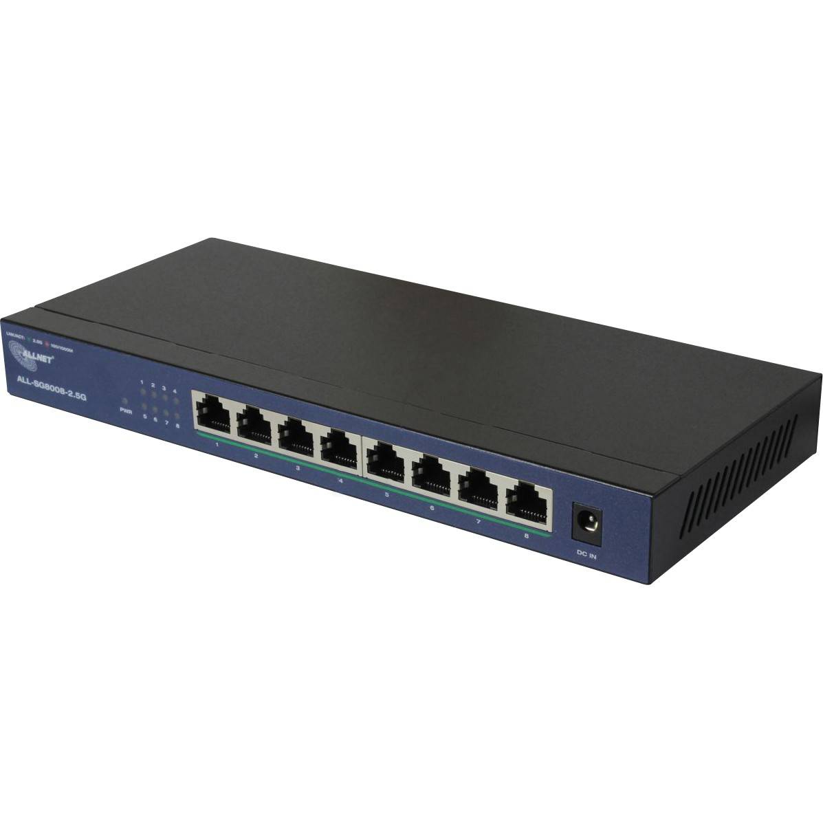 ALLNET Switch unmanaged Layer2• 8x 2.5GbE• Lüfterlos• ALL-SG8008-2 - Switch - 1 Gbps