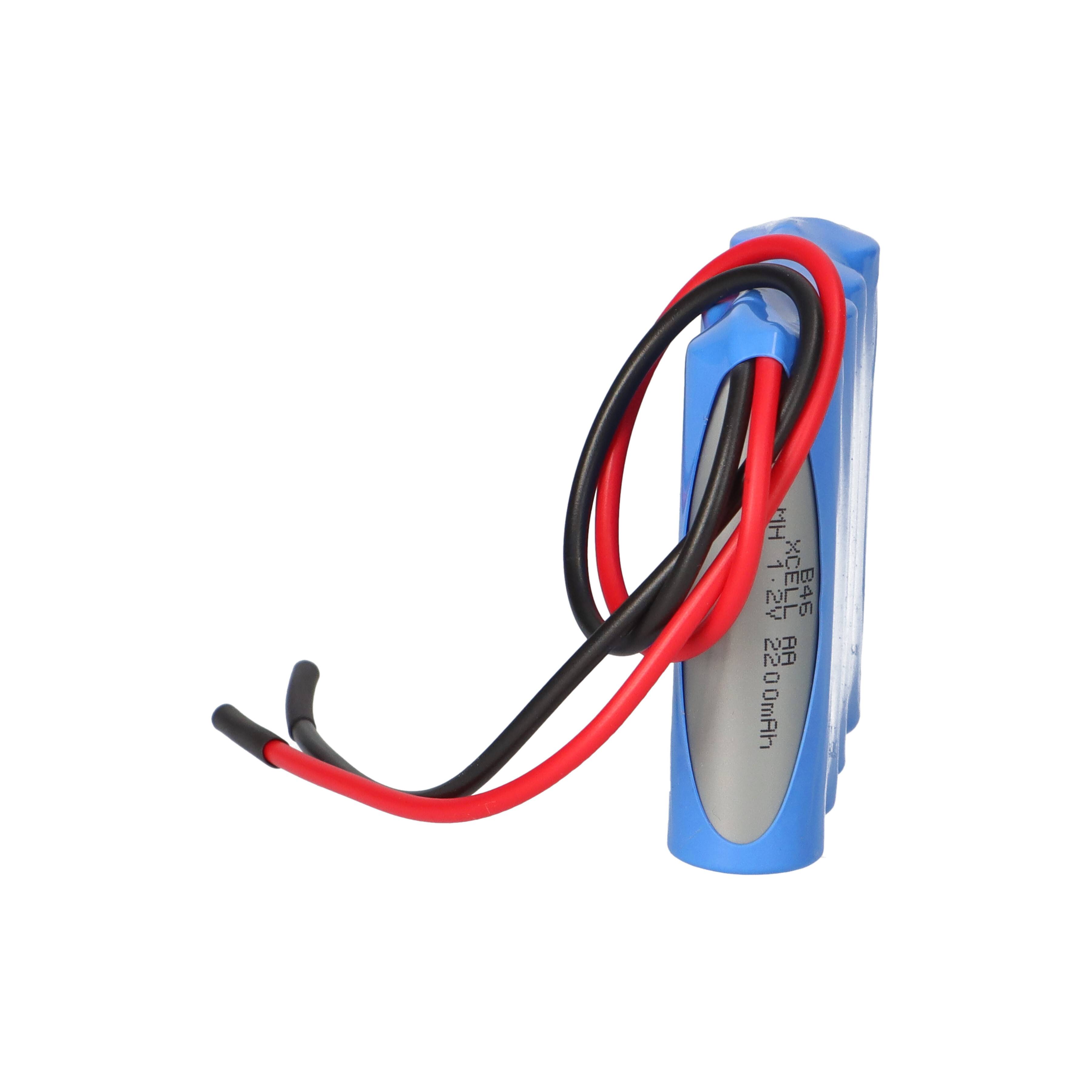 Akkupack 4.8V 2200mAh F1x4 Kabel offen Akku 4.8 Volt