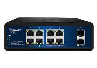 ALLNET Switch unmanaged industrial 8 Port Gigabit 8x LAN 2x SFP LA fterlos - Swi
