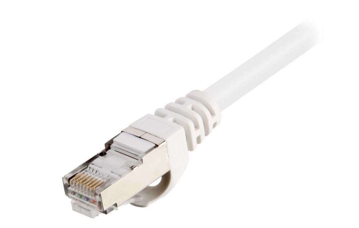 Sharkoon Patchkabel RJ45 Cat.6 SFTP (weiß - 15 Meter) - Netzwerk - CAT 6