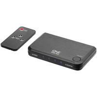 One for All 4K HDMI Umschalter Schwarz