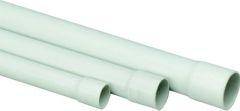 Stangenrohr PVC, 2 m EN 25 mm, grau