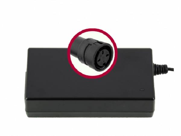 E-Bike Akku Ladegerät BMZ Li-Ion 48V 2A Stecker Amphenol