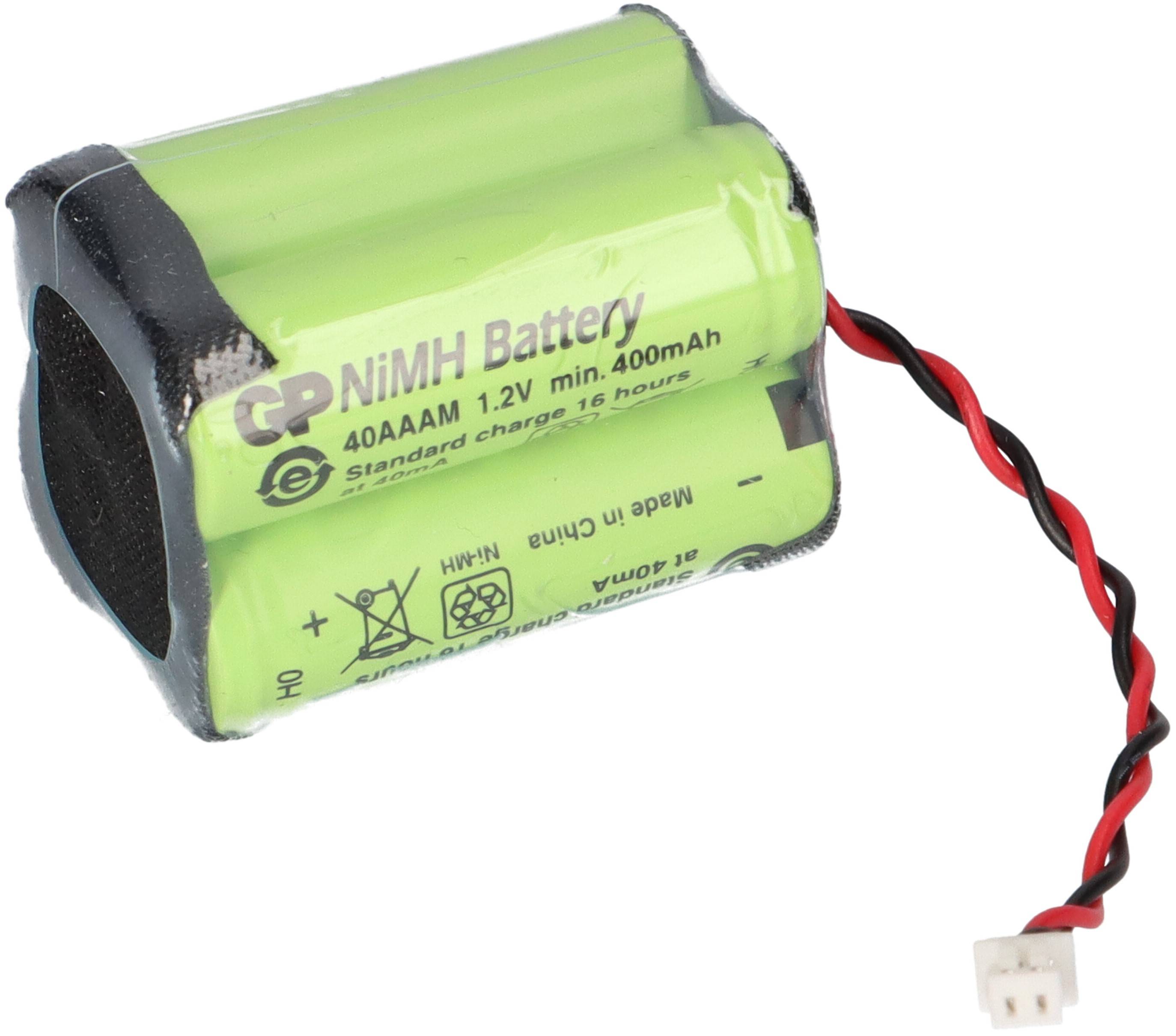 Notleuchten Akkupack 4,8V 400mAh F2x2 Molex 51021 NIMH4804Q